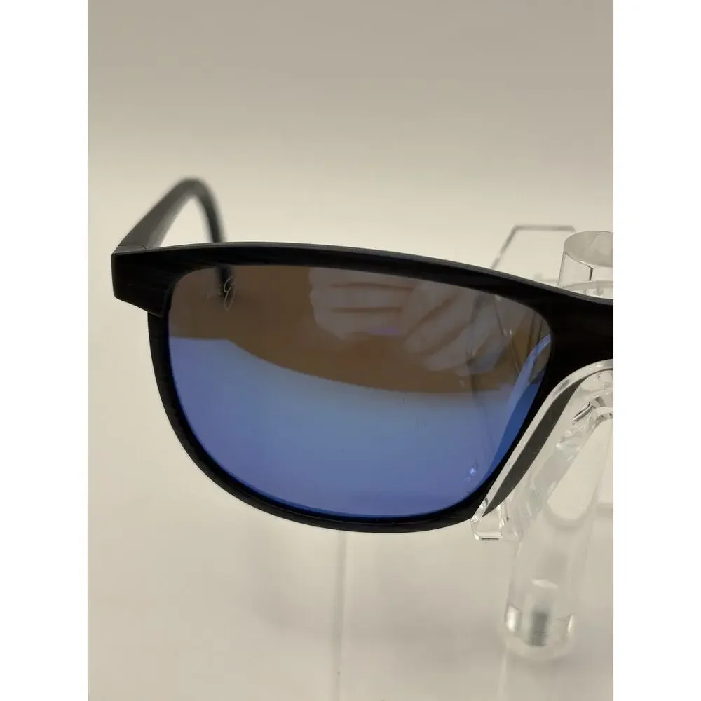 Maui Jim Dragon's Teeth MJ811-03S Polarized Blue Mirror Sunglasses Italy